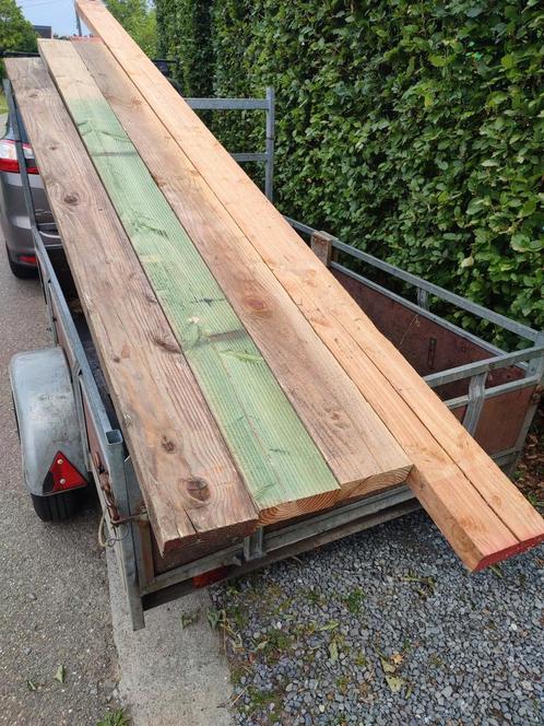 Balken, gordingen, Tuin en Terras, Palen, Balken en Planken, Gebruikt, Balken, Ophalen