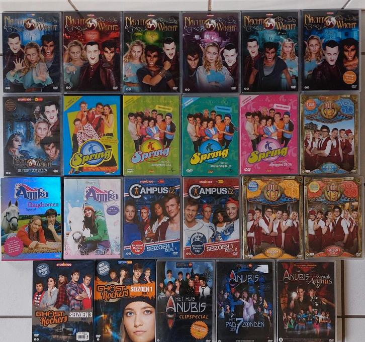 Dvd's Het huis Anubis Spring Amika Hotel13 Ghostrockers Camp, Cd's en Dvd's, Dvd's | Kinderen en Jeugd, Zo goed als nieuw, Ophalen of Verzenden
