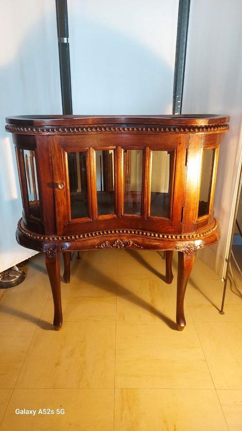 Antieke theetafelkast met serveer blad., Antiek en Kunst, Antiek | Woonaccessoires, Ophalen