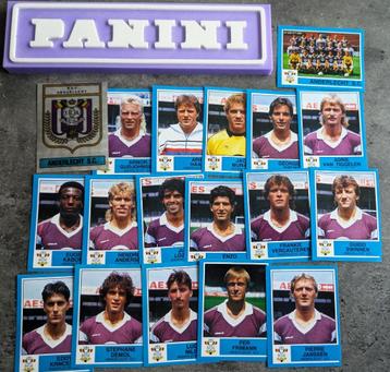 PANINI FOOTBALL 87 ANDERLECHT 18 STICKERS 1987 beschikbaar voor biedingen