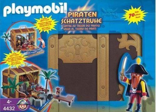 Playmobil 4432 Piraten schatkist plus extra piratenkapitein, Kinderen en Baby's, Speelgoed | Playmobil, Zo goed als nieuw, Complete set