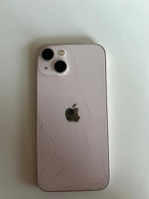 iPhone 13 Roze 128GB - Gebarsten Achterkant, Telecommunicatie, Mobiele telefoons | Apple iPhone, iPhone 13, Roze, Ophalen