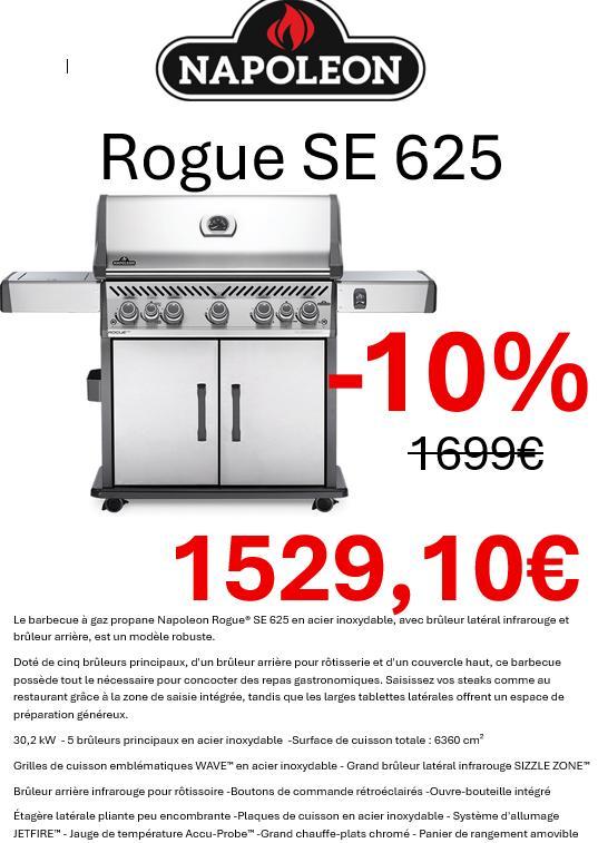 BBq Weber Rogue SE 625, Jardin & Terrasse, Barbecues au charbon de bois, Neuf, Enlèvement