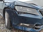 Skoda Superb Diesel 2017 Automaat SCHADE, Autos, Skoda, Cuir, Break, Automatique, Bleu