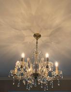Maria-Theresia luster, hanglamp antiek glas / kristal, Glas, Gebruikt, Ophalen of Verzenden