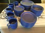 Nw.6 pers, Diep blauw servies, Huis en Inrichting, Keuken | Servies, Ophalen, Nieuw