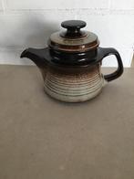 Vintage theepot - bruintinten, Ophalen of Verzenden