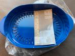 Tupperware ovaal micro plus blauw, Huis en Inrichting, Keuken | Tupperware, Ophalen of Verzenden, Nieuw, Blauw