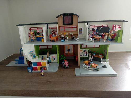 PLAYMOBIL City Life Ingerichte school - 9453 met geschiedeni, Kinderen en Baby's, Speelgoed | Playmobil, Zo goed als nieuw, Complete set