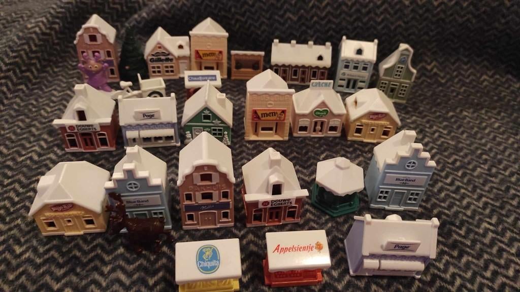 miniatuur huisjes, Ophalen of Verzenden, Zo goed als nieuw, Knutselen