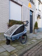 Grote fietskar Qeridoo Kidgoo 2, Ophalen, Opvouwbaar, Zo goed als nieuw, Kinderkar