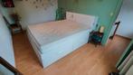Bed met opbergruimte 160x200cm + matras & topper, Ophalen, Zo goed als nieuw