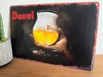 Metalen reclamebord Duvel, Ophalen of Verzenden, Zo goed als nieuw, Reclamebord, Plaat of Schild, Duvel