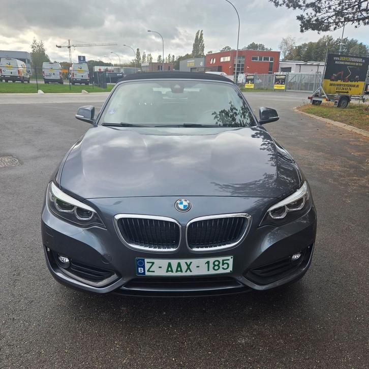 Bmw 218i cabrio 2018 *116 000km*, Auto's, BMW, Bedrijf, Te koop, 2 Reeks, Bluetooth, Zetelverwarming, Trekhaak, USB, Benzine, Euro 6