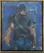Ghislaine Howard (1953): Personage 1995 (O/D, 55 x 65 cm), Antiek en Kunst, Kunst | Schilderijen | Modern, Ophalen of Verzenden