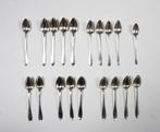 19 cuillères en argent, 19ième siècle, Enlèvement ou Envoi, Argent