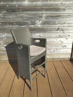 Quax baby/kinderstoel op hoogte grijs rotan, Kinderen en Baby's, Kinderstoelen, Ophalen, Gebruikt, Overige typen