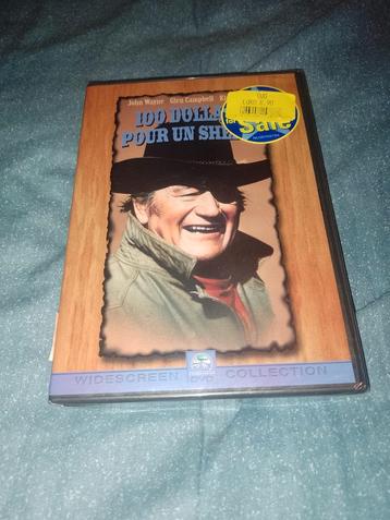 Te koop op dvd-film John Wayne 100 dollar voor een sheriff  beschikbaar voor biedingen