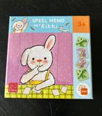 Memoryspel: speel Memo met Rikki, Enfants & Bébés, Jouets | Autre, Enlèvement ou Envoi, Comme neuf, Garçon ou Fille