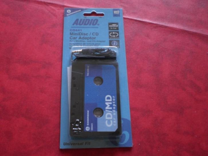 Audio Mini Disc/ Car Adaptor, CD & DVD, Cassettes audio, Neuf, dans son emballage, Originale, Enlèvement ou Envoi