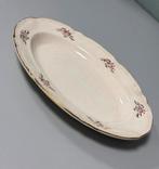 Assiette à vaisselle ovale vintage en porcelaine 33x23 cm, Enlèvement ou Envoi