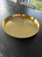 Decoratief dienblad/ schaal goud Juntoo, Enlèvement, Comme neuf