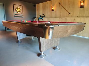 Keiser Billiards pooltafel snookertafel voetbaltafel rechtst