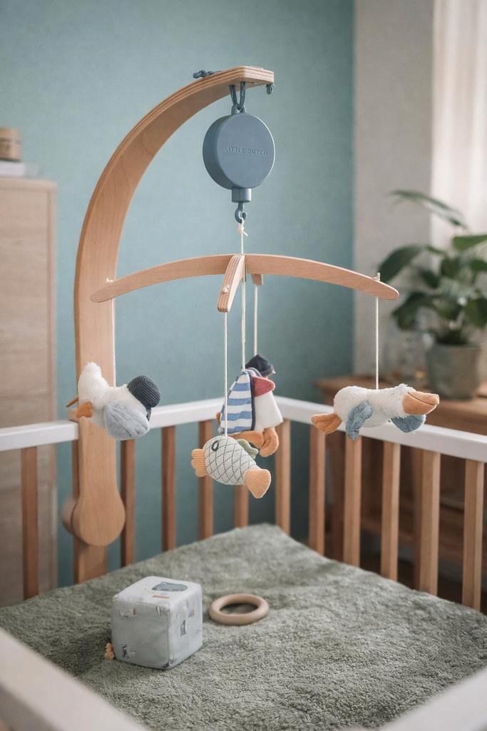 Muziekmobiel Little Dutch - Sailor - zo goed als nieuw, Kinderen en Baby's, Speelgoed | Babyspeelgoed, Ophalen