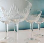 Champagnecoupes in kristal 18 euro/st, Antiek en Kunst, Antiek | Glaswerk en Kristal, Ophalen of Verzenden