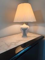 mooie tafellamp. Grijze voet met vuil roze, Huis en Inrichting, Ophalen, Zo goed als nieuw