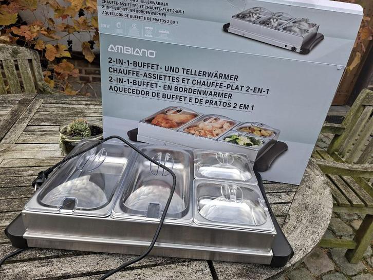 buffet en borden warmhouder ambiano, nieuw, Huis en Inrichting, Keuken | Keukenbenodigdheden, Nieuw, Ophalen of Verzenden