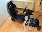 BigBen racestoel met Logitech GT Driving Force stuur, Enlèvement, Utilisé