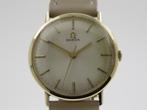 OMEGA Genève 14 karaat goud massief Opwind, Overige merken, Leer, Polshorloge, Ophalen of Verzenden