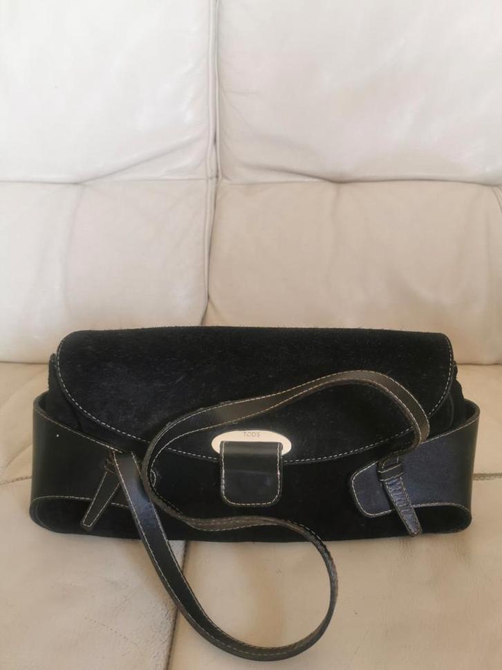 Sac à main Tod's, Handtassen en Accessoires, Tassen | Damestassen, Gebruikt, Handtas, Zwart, Ophalen of Verzenden