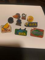 Lot van 9 retro Pins van Visgerei, Ophalen of Verzenden, Zo goed als nieuw