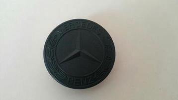 Mercedes logo motorkap capot embleem Ø 57 mm blauw/zwart beschikbaar voor biedingen