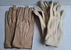2 paires de gants Club édouardiens en cuir cousus à la main, Hommes, Enlèvement ou Envoi