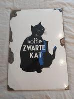 Zwarte kat koffie emaille, Ophalen of Verzenden, Zo goed als nieuw