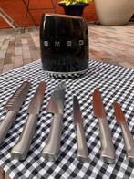 SMEG Messenblok + 6 Messen, Ophalen