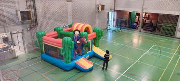 Springkasteel cowboy te koop, Enlèvement, Utilisé