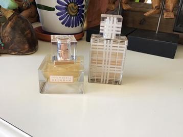 2 parfum flessen Beckham & Burberry 30 ml beschikbaar voor biedingen