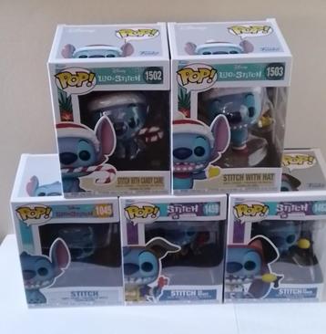 Funko Pop - Disney - 5 x Stitch, Enlèvement ou Envoi, Neuf