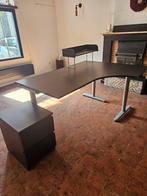 bureau met ladeblokken, Huis en Inrichting, Bureaus, Ophalen, Gebruikt, Bureau