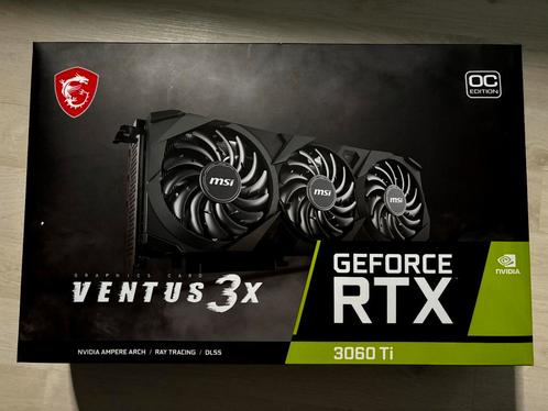 MSI 3060 ti ventus 3x in perfecte staat. Doe een bod., Computers en Software, Videokaarten, Zo goed als nieuw, Ophalen
