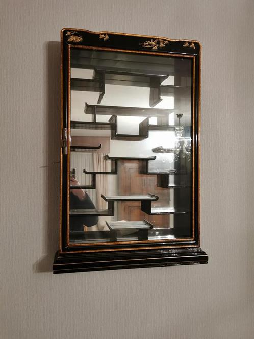 Cabinet chinois laqué, Maison & Meubles, Accessoires pour la Maison | Miroirs, Comme neuf, 50 à 75 cm, Moins de 100 cm, Rectangulaire