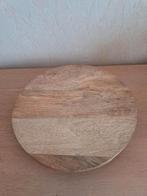 Plateau en bois avec pieds en métal, Ophalen, Gebruikt, Hout