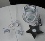 DECO SET STEKER MET VOGELS, WINDLICHT, WAXINELICHT, BOEDDHA, Antiek en Kunst, Verzenden