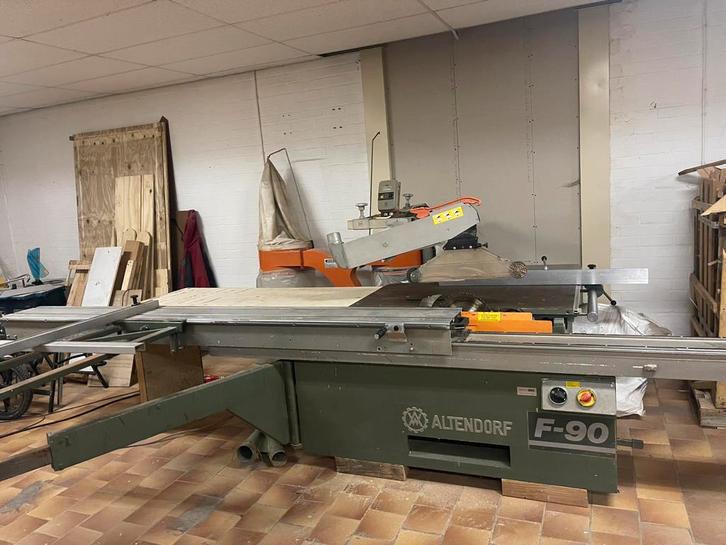 Altendorf formaatzaag met voorritser, Doe-het-zelf en Bouw, Gereedschap | Zaagmachines, Gebruikt, Overige typen, 70 mm of meer