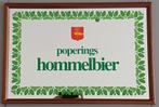 Spiegel Poperings Hommelbier 63cmx43cm, Verzamelen, Ophalen of Verzenden, Gebruikt, Reclamebord, Plaat of Schild, Overige merken