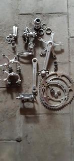 Campagnolo record groepje, Fietsen en Brommers, Fietsonderdelen, Crankstel of Pedalen, Racefiets, Ophalen of Verzenden, Zo goed als nieuw
